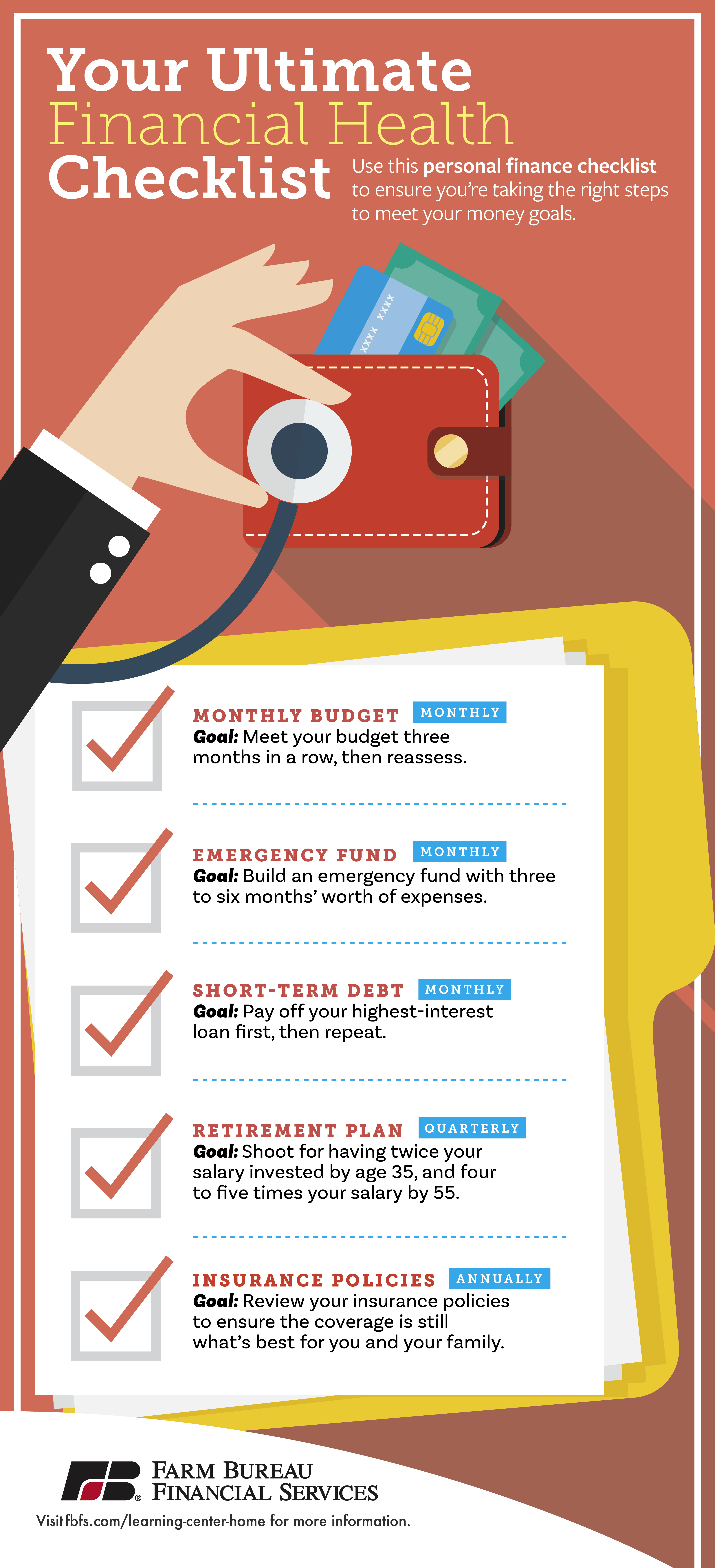 Financial Health Checklist graphic