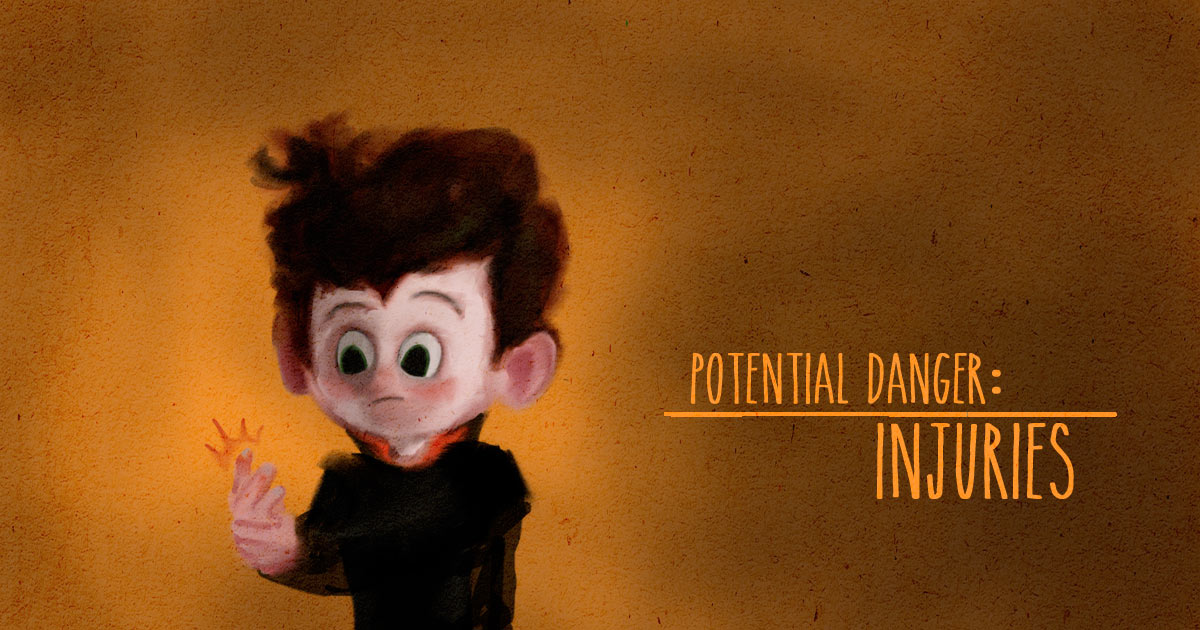 Injuries are a potential danger while your child is trick-or-treating. Injuries are a potential danger while your child is trick-or-treating.