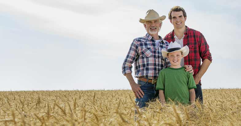 3 Generations of Farmers