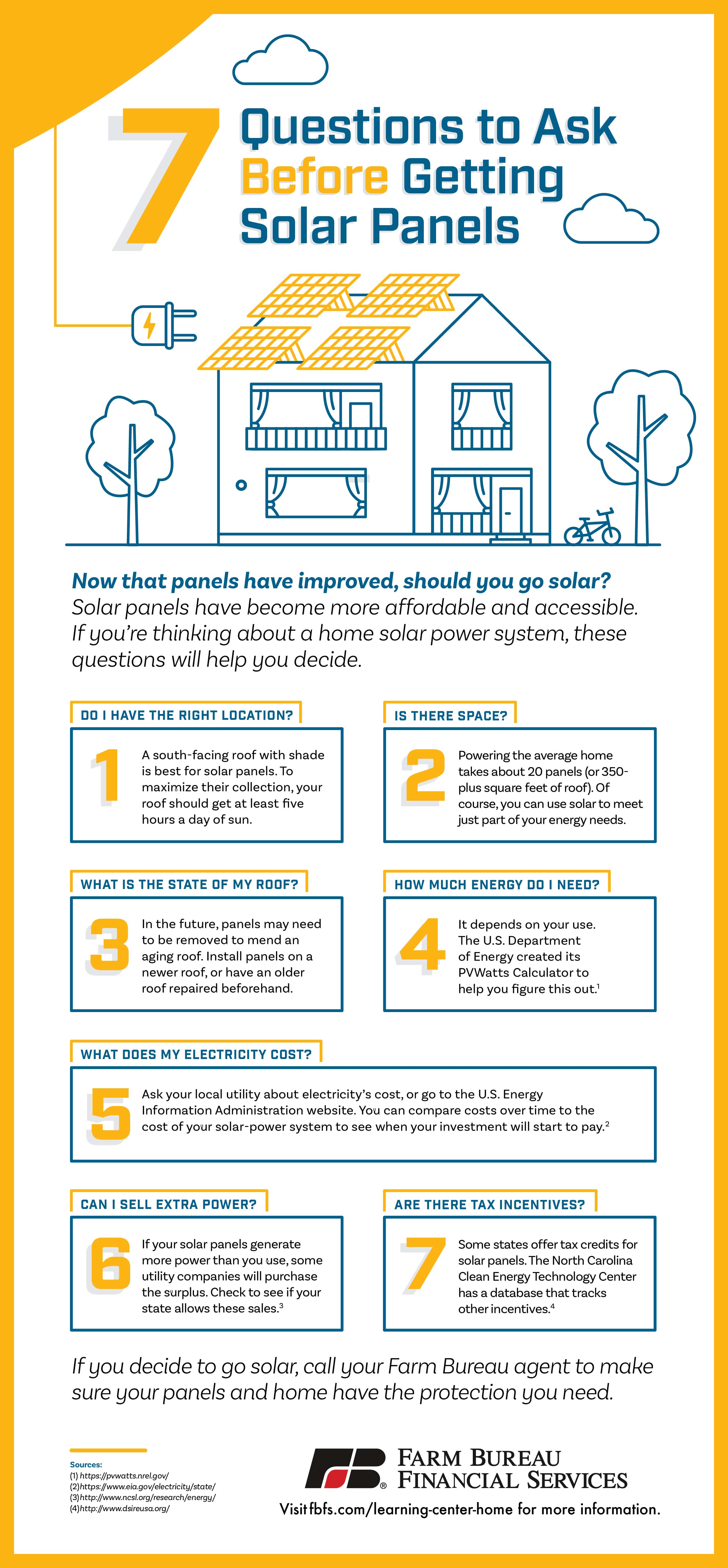 Infographic: 7 Questions to Ask Before Getting Solar Panels